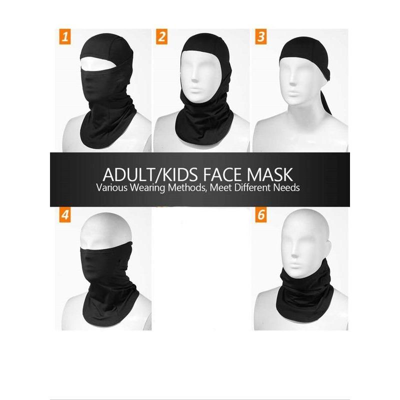 2024 Summer Solid Color Windproof Balaclava Hat Face Coverage Mask As Perfect Gift, Breathable Sun Protection Face Mask for Women & Men, Fashion Y2k Back To School Streetwear Accessories for Outdoor Activities