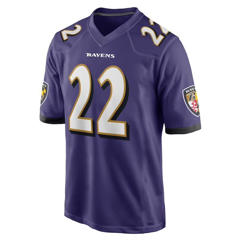 Ravens Henry #22 Football Jersey, Limited Player Name Jersey