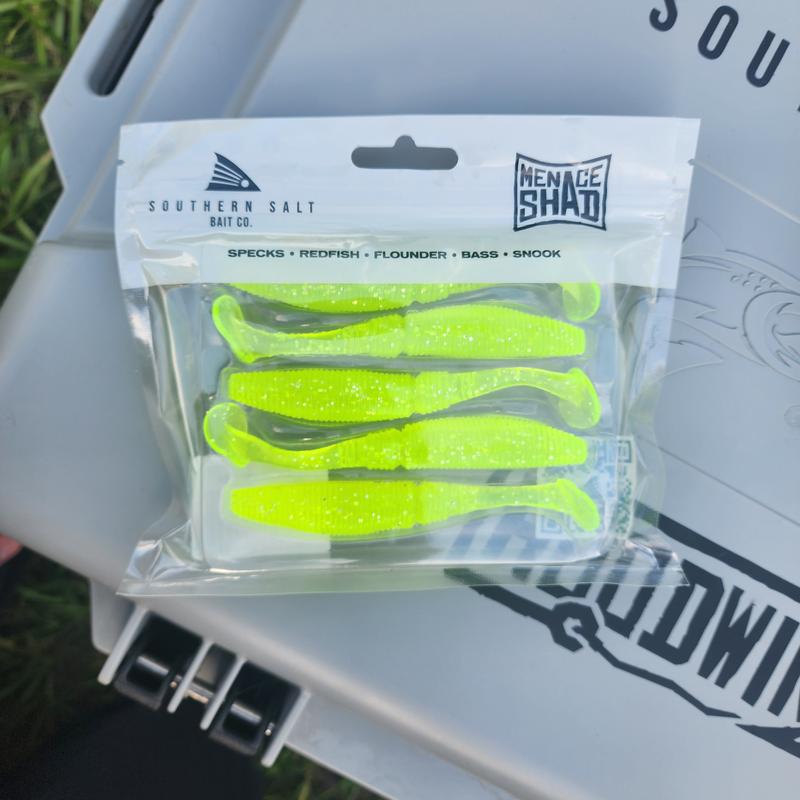 Menace Shad - Southern Salt Bait Co. - Soft plastic fishing lures