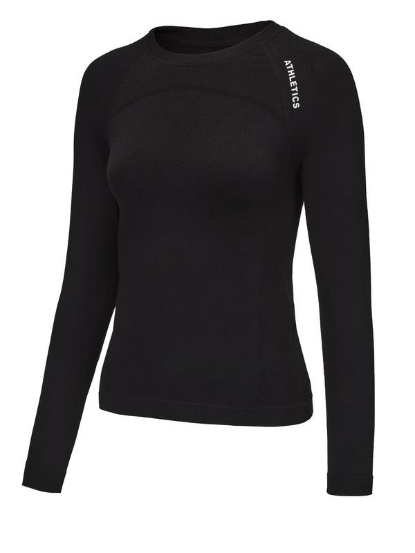 Women's Long Sleeve Baselayer Top, Breathable Comfortable Ski Baselayer Top, Ladies Sportswear for Indoor Outdoor Wear