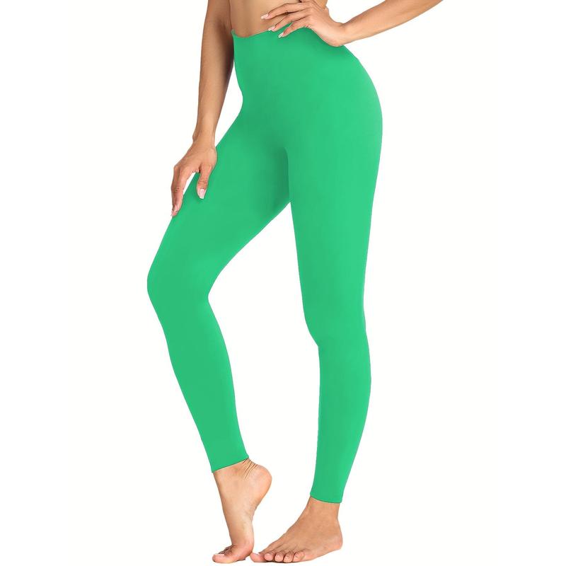 Super Soft Leggings, High Waisted Tummy Control, No See Through, Workout Yoga Running Pants