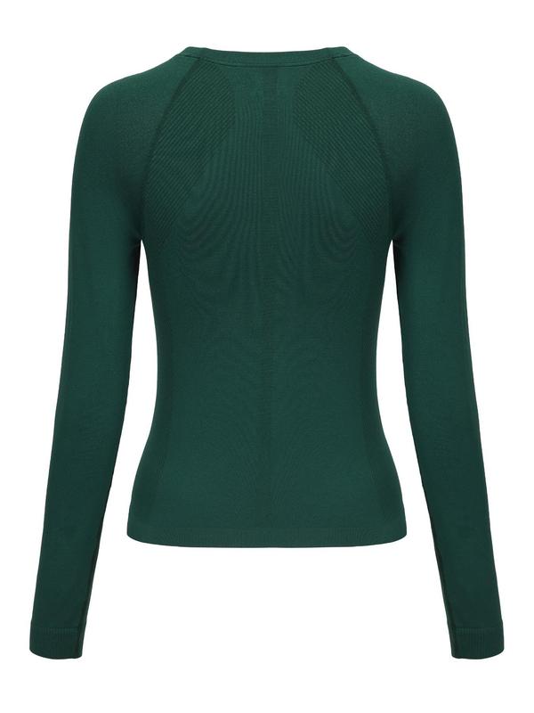 Women's Long Sleeve Baselayer Top, Breathable Comfortable Ski Baselayer Top, Ladies Sportswear for Indoor Outdoor Wear