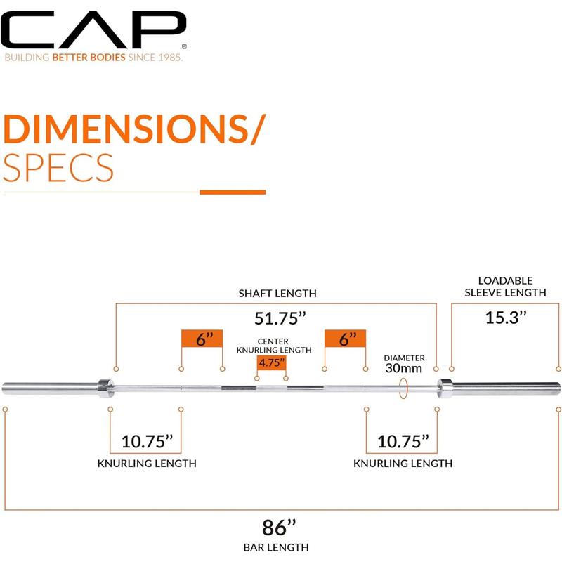 CAP Barbell Olympic Bars | Multiple options