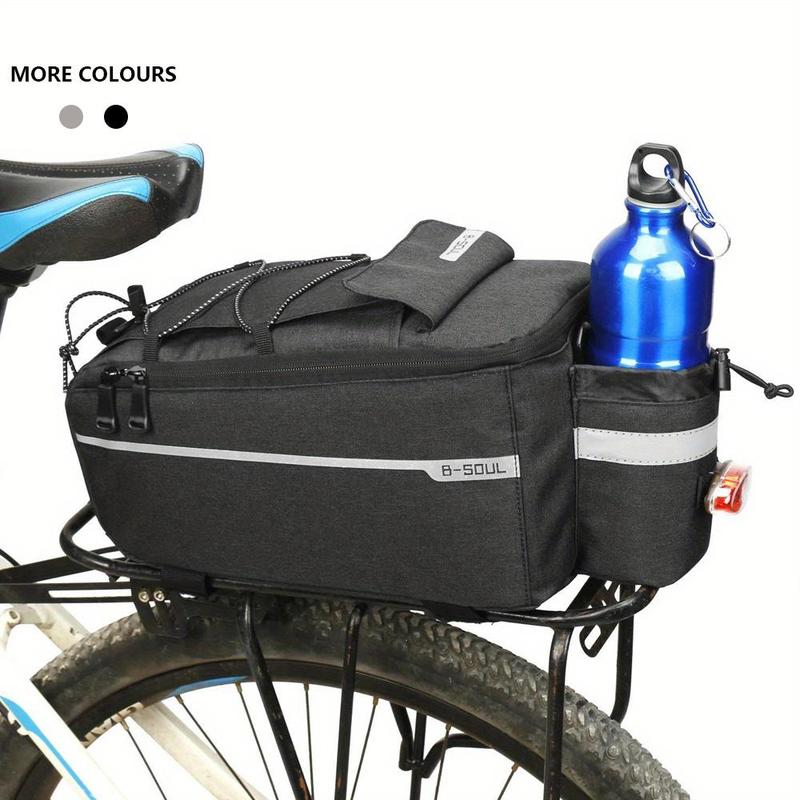 Bicycle Rear Basket, 13L Large Capacity Bike Rear Basket, Waterproof Pannier Trunk Bags, Cycling Luggage Bag, Sports Storage Bag