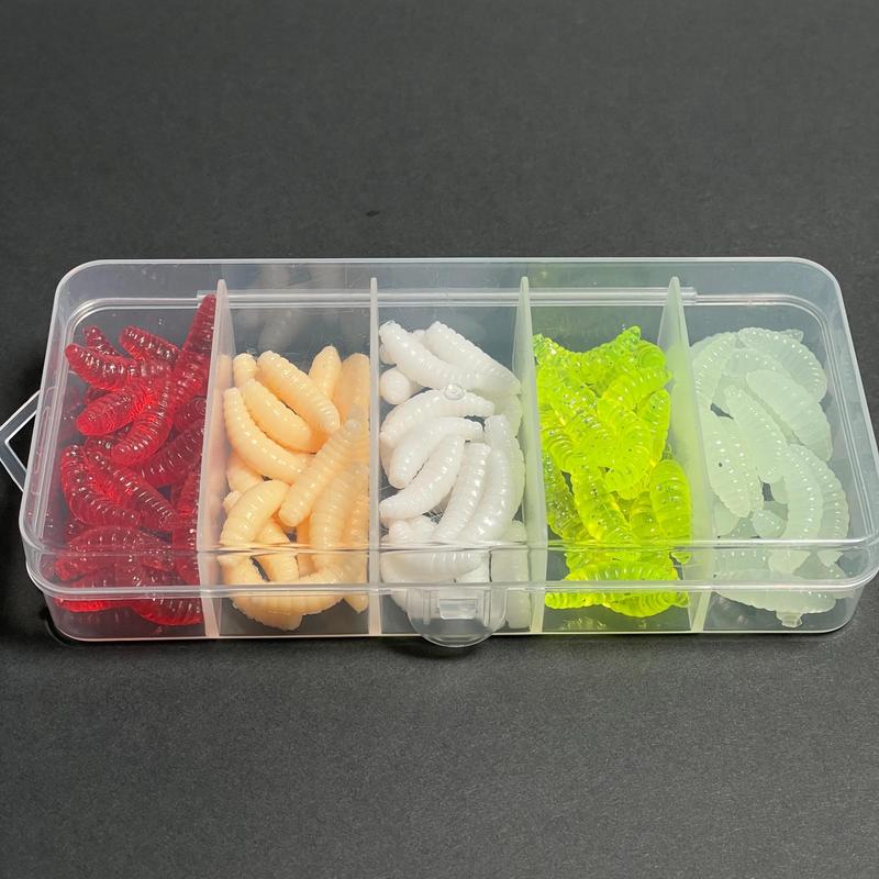 Artificial Fishing Lure, 50pcs 100pcs Lifelike Fishing Bait with Storage Box, Professional Fishing Accessories for Outdoor Fishing