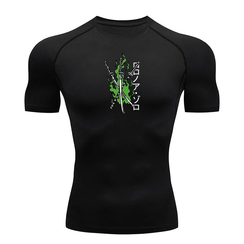 Men Jogging T-shirt Christian Cross Print Compression Shirt for Men Outdoor Athletic Tshirt Tops Gym Workout Running Baselayers Undershirts Sportswear