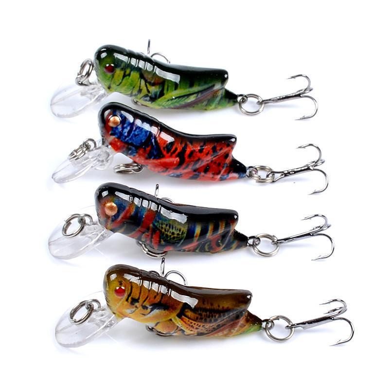 Artificial Fly Fishing Lure, 4 Counts Simulated Insect Design Fishing Lure, Fishing Accessories for Outdoor Fishing, Simulation Bait Hook