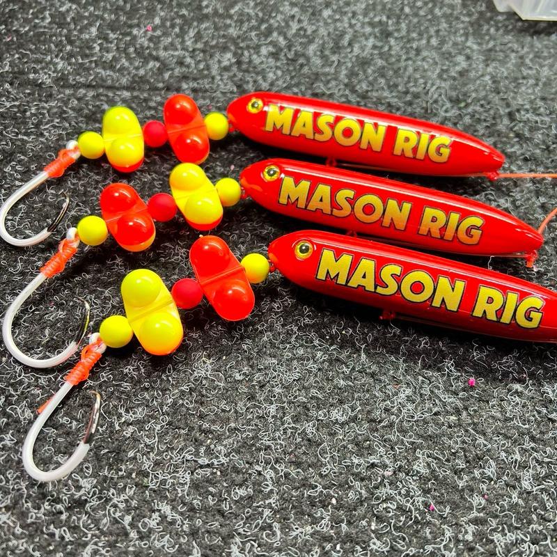 The Mason Rig - 3 Pack 6 0 hooks 