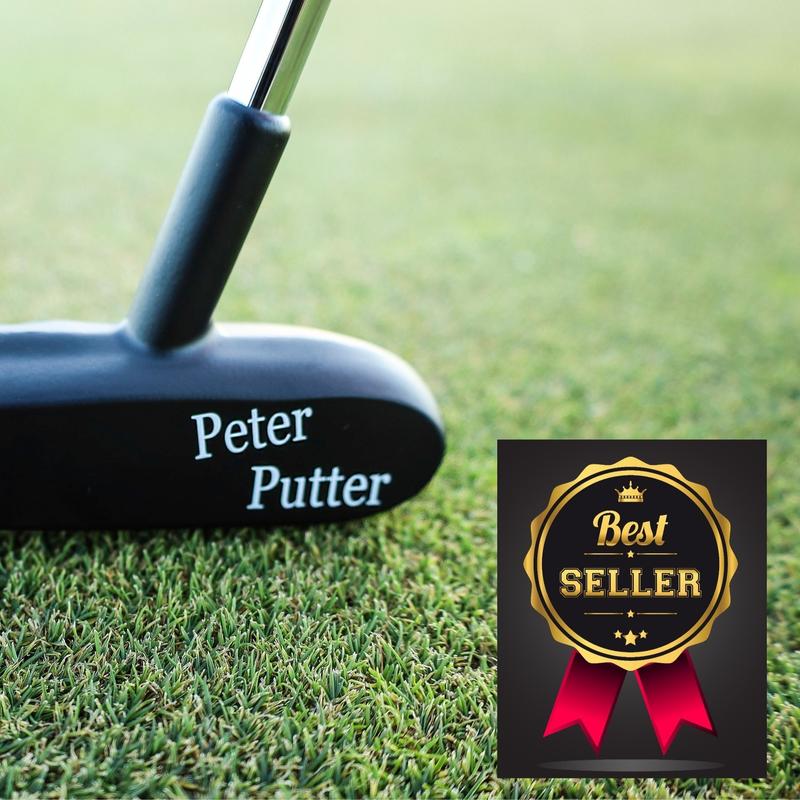 Peter-Putter Golf Putter - Professional Quality Aluminum Head and Chrome Stepless Shaft for Adults