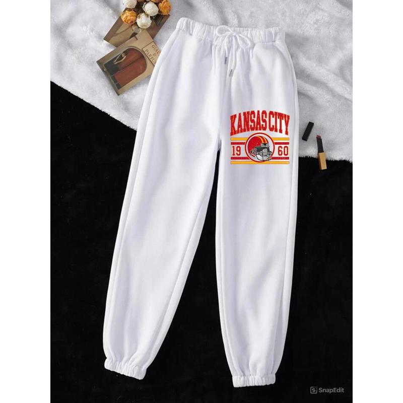 Vintage KC Football Sweatpants, Vintage Sweatpants, Classic Sport Sweatpants, Gifts For Football Fan Sport