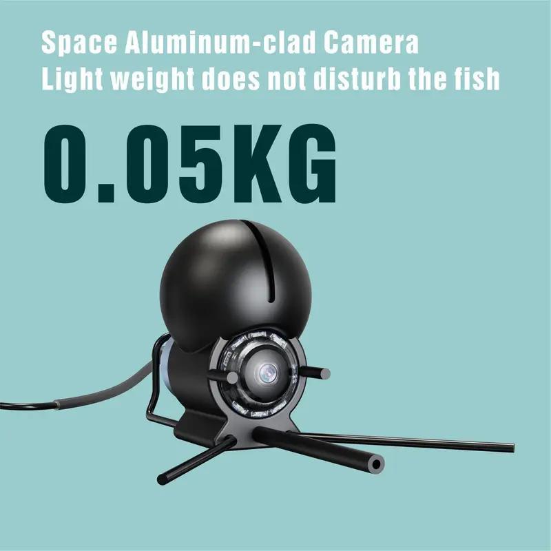 Portable Fish Finder with Underwater Night Vision, 1 Set USB Rechargeable Fish Finder & Accessories, Ideal for Ice and Sea Fishing