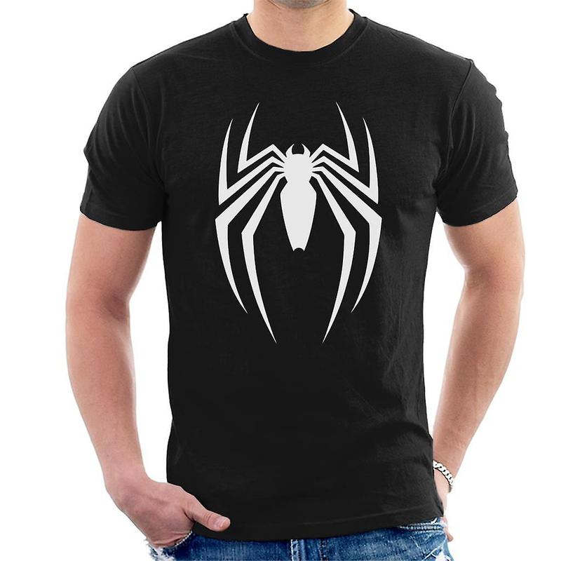 Spider Logo Compression Shirt - Men's Crewneck Slim-Fit Sports T-Shirt | Quick-Dry, Breathable, Sweat-Wicking | Perfect for Running, Gym Training, and Base Layer