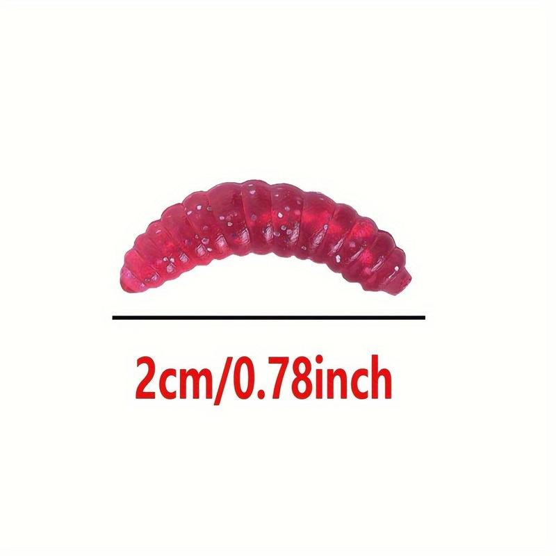 Artificial Maggot Soft Lure Set, 50pcs set Irresistible Smelly Worms For Fishing, Fishing Accessories For Outdoor Fishing