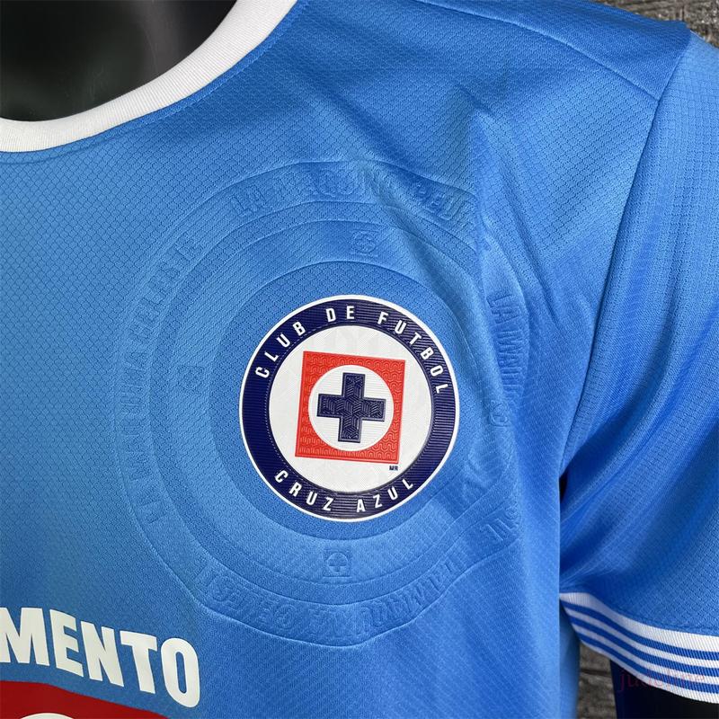 24 25 Cruz Azul home jersey Thai soccer jersey training jersey sports casual