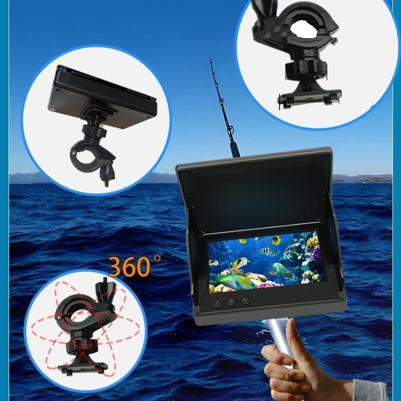 Portable Fish Finder with Underwater Night Vision, 1 Set USB Rechargeable Fish Finder & Accessories, Ideal for Ice and Sea Fishing