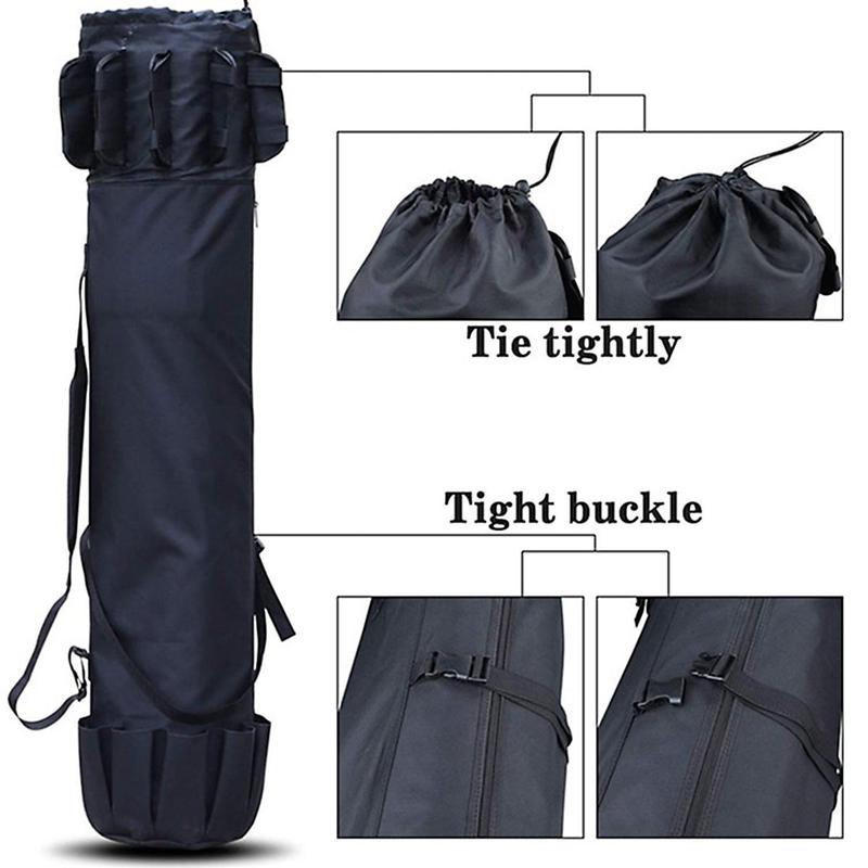 Large Capacity Fishing Rod Bag, Portable Drawstring Design Fishing Pole Storage Bag, Fishing Accessories Organizer, Fishing Equipment, Flyfishing, Solocamping, picnicaesthetic, Stocking Fillers Gift, Gifts for Men