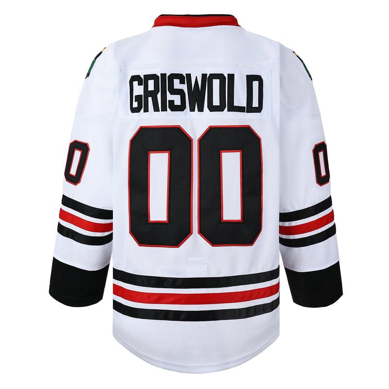 Christmas Vacation 'Clark Griswold' Hockey Jersey, Men's Hockey Jersey, Team Logo Shirt, Sports Fan Gear, Athletic Apparel for Game Day, Hockey Jersey in Team Colors