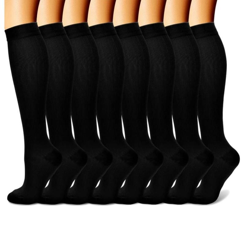 Compression Socks, 6 Pairs Sports Running Socks for Christmas Gift, Breathable Comfortable Ankle Guard for Men & Women, Sports & Outdoor Accessories