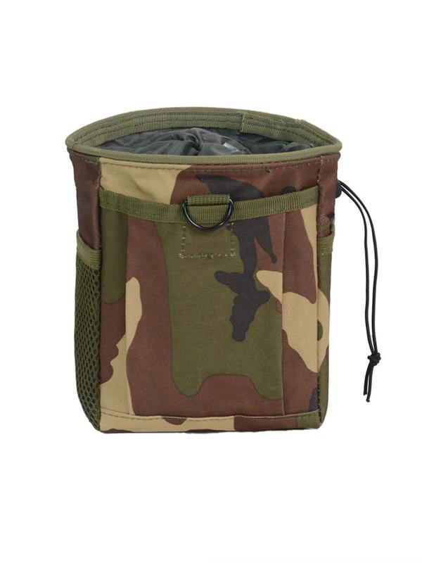 Men's Camo Pattern Drawstring Bag, 2024 New Style Outdoor Sports Waist Bag for Women Men, Multifunctional Storage Bag for Hiking Climbing Cycling Use