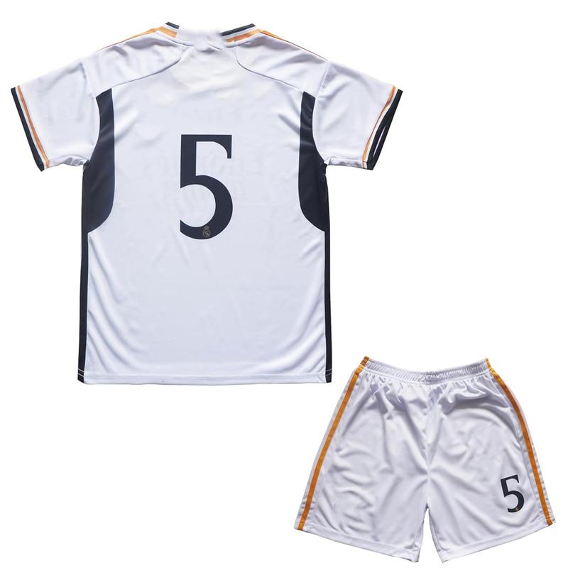 Men's woman Football Jersey Home Court #5 Football Sweatshirt Away Soccer Suit Unisex ersey Football Training Shirt Short Sleeves And Shorts