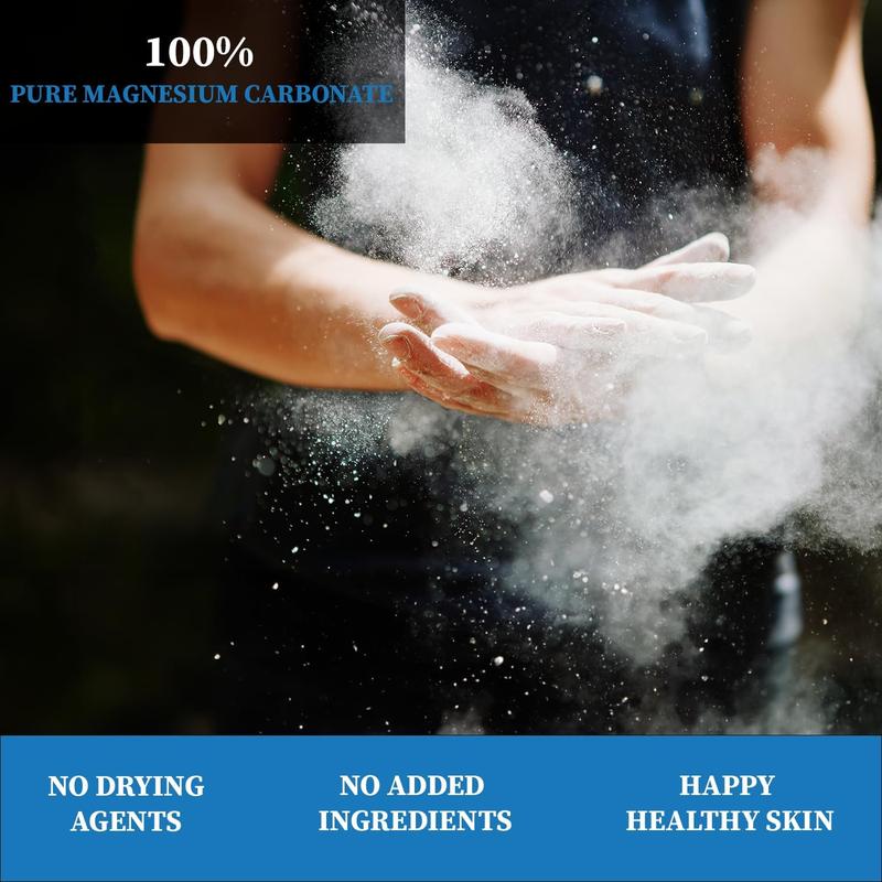 Performance Climbing Chalk for Rock Climbing, Gymnastics, Weight Lifting -  Pure Magnesium Carbonate, No Drying Agents, Medium Blend Loose Rock Climbing Chalk - 200g