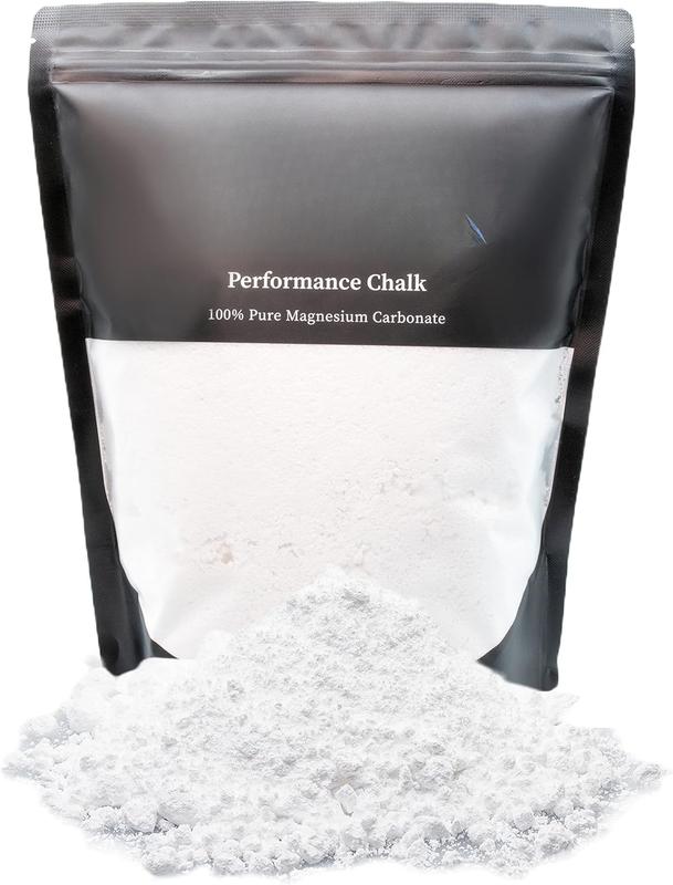 Performance Climbing Chalk for Rock Climbing, Gymnastics, Weight Lifting -  Pure Magnesium Carbonate, No Drying Agents, Medium Blend Loose Rock Climbing Chalk - 200g