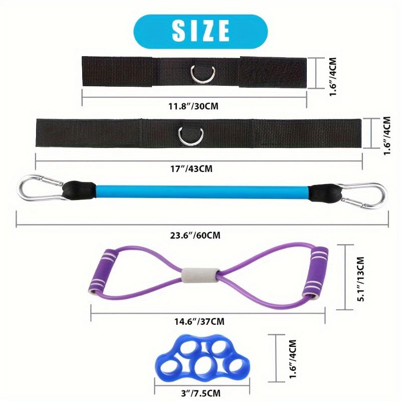 Elastic Rope Resistance Bands Volleyball Training Equipment, Pass Aid, Agility, Serving, Arm Swing, Resistance Belt Set for Passing Training