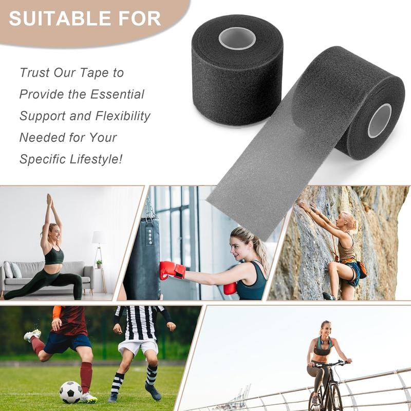 4 count Pre Wrap Athletic Tape,  Underwrap Bandage  Tape, Wrists Elbow  Ankles Tape for Gymnastics Boxing Climbing