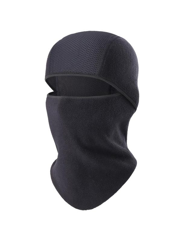 Solid Color Fleece Balaclava, Winter Thermal Full Face Mask, Windproof Neck Gaiter Hood Cap Scarf for Sports Skiing Cycling Motorcycle Hiking Hunting Camping