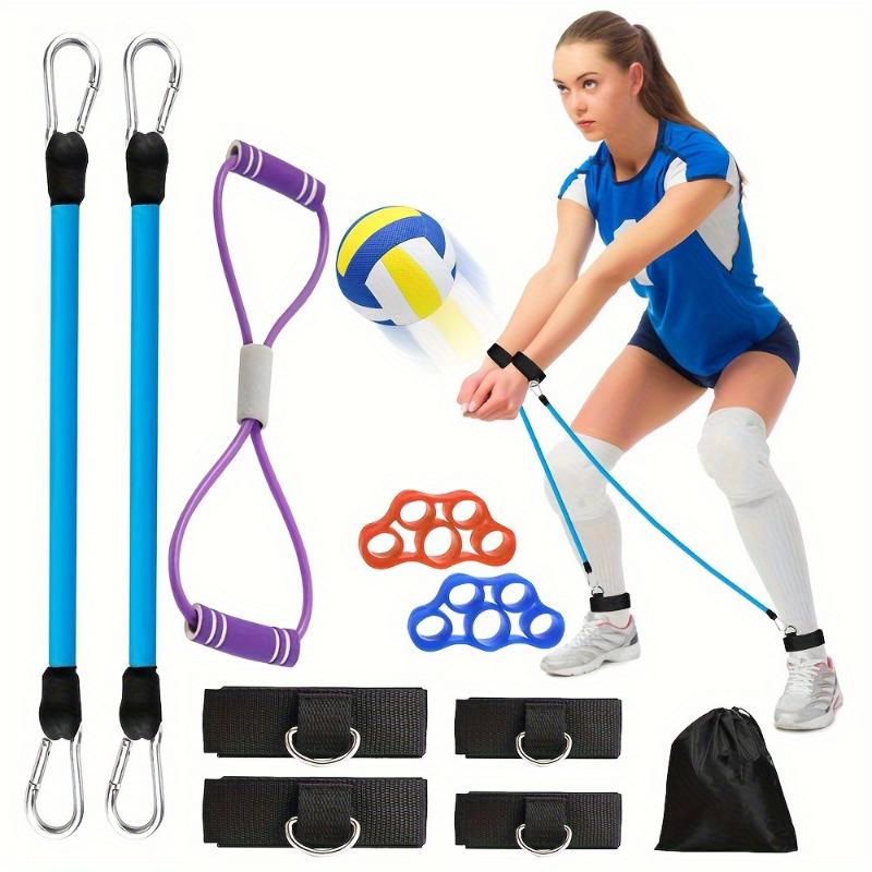 Elastic Rope Resistance Bands Volleyball Training Equipment, Pass Aid, Agility, Serving, Arm Swing, Resistance Belt Set for Passing Training