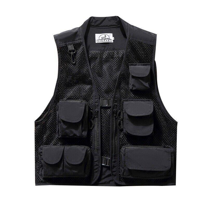 Vest For Men with Multi-Pockets for Hunting, Fishing, Hiking, Photography