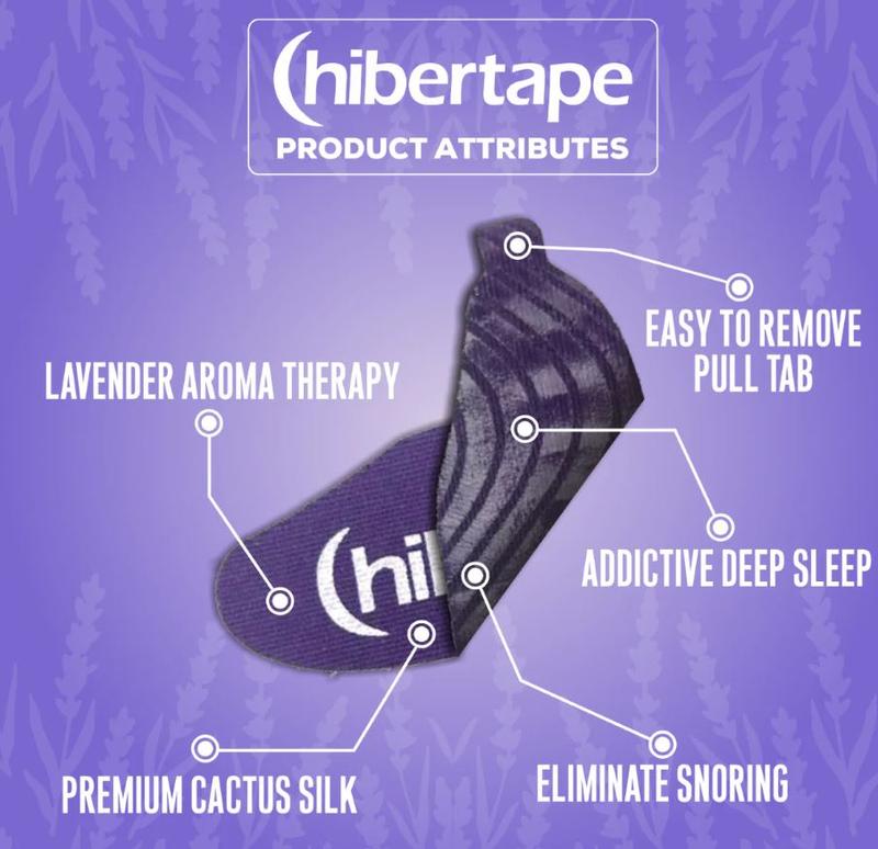 Hibertape - Lavender Mouth Tape - 30-Nights