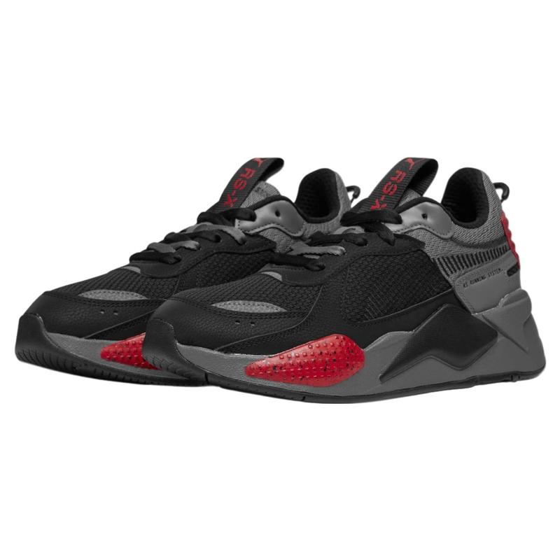 Men's Puma RS-X Halves Castlerock Puma Black-High Risk Red (385754 01)