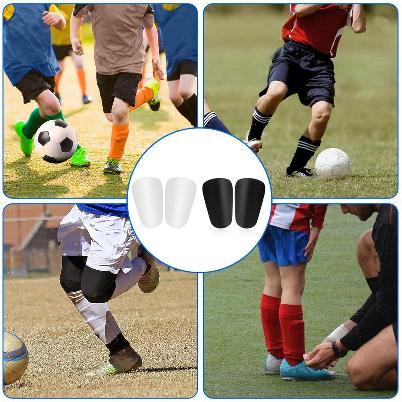 4pcs Mini Football Shin Pads, 3.15x1.97 Inch Extra Mini Shin Guards Soccer Miniature Shin Pads Tiny Protective Shin Guards for Men Women Boys Girls Graffitiable DIY