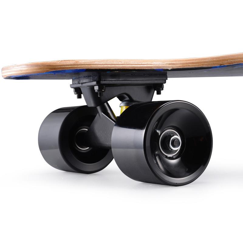 Professional Skateboard Beginner Adult and Children Teenagers 10 Boys and Girls 8 Twin Tips Four-Wheel Scooter 6-12 Years Old