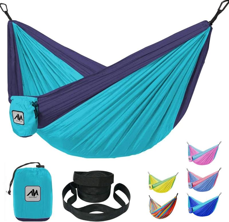 ayamaya Kids Camping Hammock, Small Outdoor Hammock Gifts for Children Girls Boys, Ultralight Kids Camping Gear with Tree Strap & Carabiners,Sling Swing Hammock for Indoor Outdoor Use