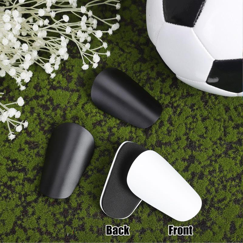 4pcs Mini Football Shin Pads, 3.15x1.97 Inch Extra Mini Shin Guards Soccer Miniature Shin Pads Tiny Protective Shin Guards for Men Women Boys Girls Graffitiable DIY