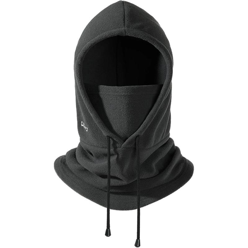 Mask: Winter Polar Fleece Hood Ski Mask for Men Women, Convertible Balaclava Face Cover Hat Cap Scarf