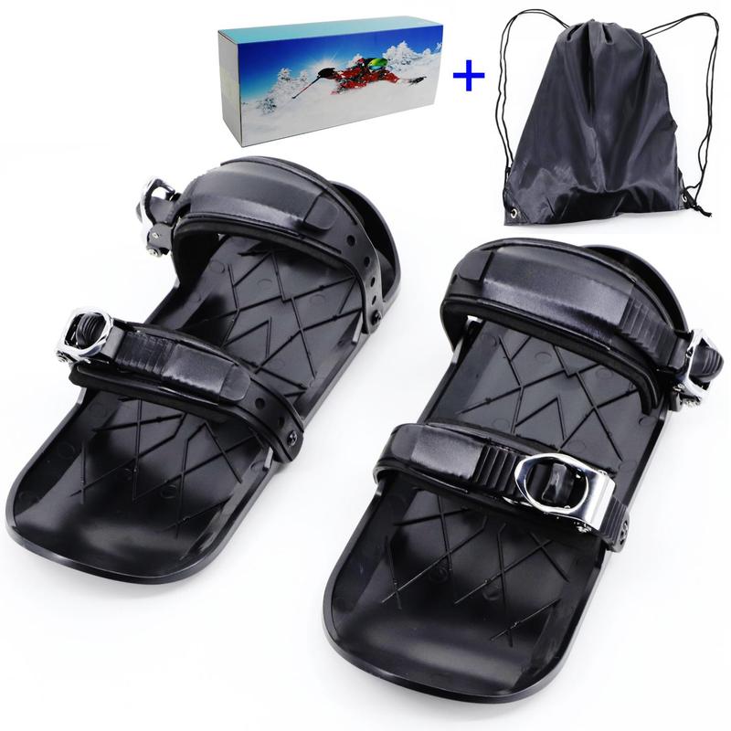 Mini Snowboard Shoes, 1 Pair Winter Sports Wearable Snowboard Shoes, Mini Ski Snow Walking Shoes, Snow Shoes for Outdoor Skiing