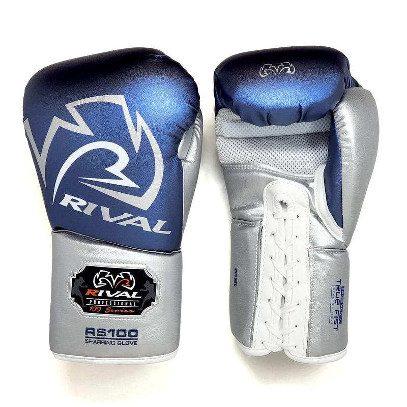 RIVAL Boxing RS100 Professional Lace-Up Sparring Gloves