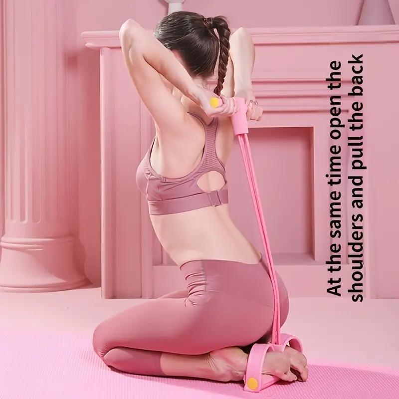 Yoga Pedal Resistance Band, Yoga Pedal Tensioner, Resistance Band for Abdominal, Waist, Arm and Leg, Fitness Equipment for Home Gym