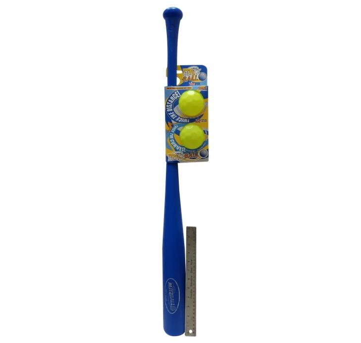 Blitzball Plastic Bat and Two Ball Combo