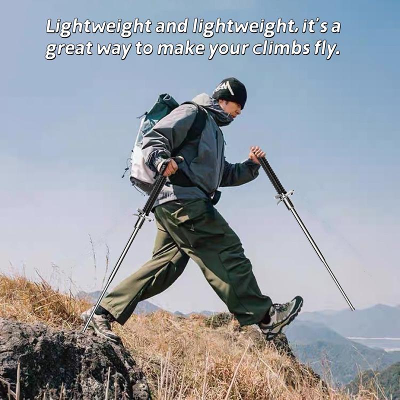 You can choose from a variety of styles Hiking poles multifunctional portable unisex can be multi-purpose