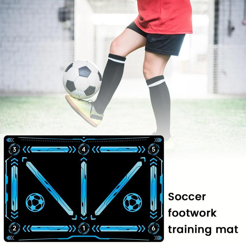 Football Training Mat, Non-slip Football Training Pad, Agility Training Mat, Fitness Mat for Home Gym, Sports Equipment for Indoor Outdoor Use, Christmas Gift