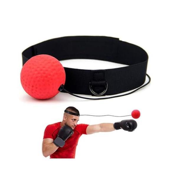 2024 Boxing Trainer Fight Ball, Reflex Boxing Reaction Training Boxer Speed Punch Head Cap String Ball