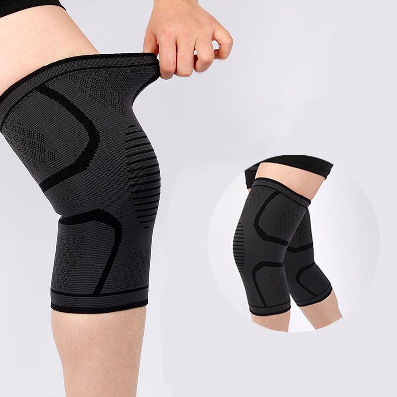 Knee Protector for Men & Women, 1 Pair Non-slip Sports Knee Pad, Soft Breathable Knee Sleeve, Protective Gear for Fitness Running Cycling Basketball, Gym Accessories