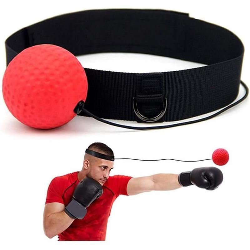 2024 Boxing Trainer Fight Ball, Reflex Boxing Reaction Training Boxer Speed Punch Head Cap String Ball