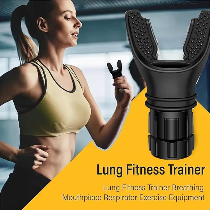 Portable Lung Capacity Trainer-- Sports Assistance Accessories for Gym Outdoor Sports, Workout -- Adjustable Running Breathing Training Device