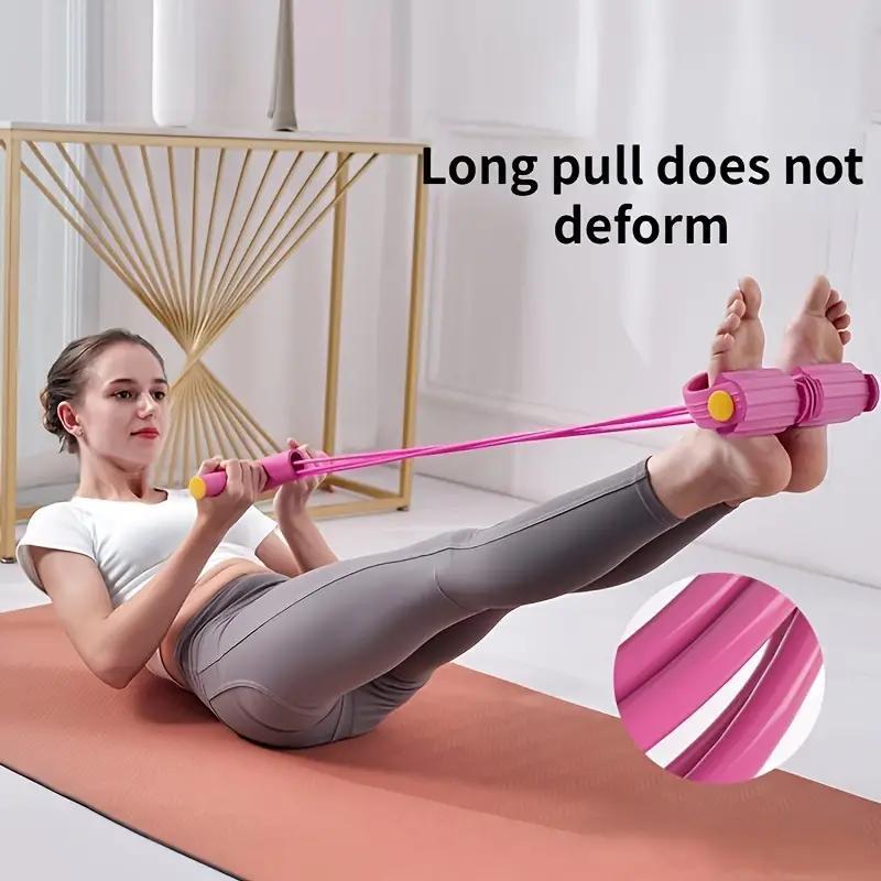 Yoga Pedal Resistance Band, Yoga Pedal Tensioner, Resistance Band for Abdominal, Waist, Arm and Leg, Fitness Equipment for Home Gym