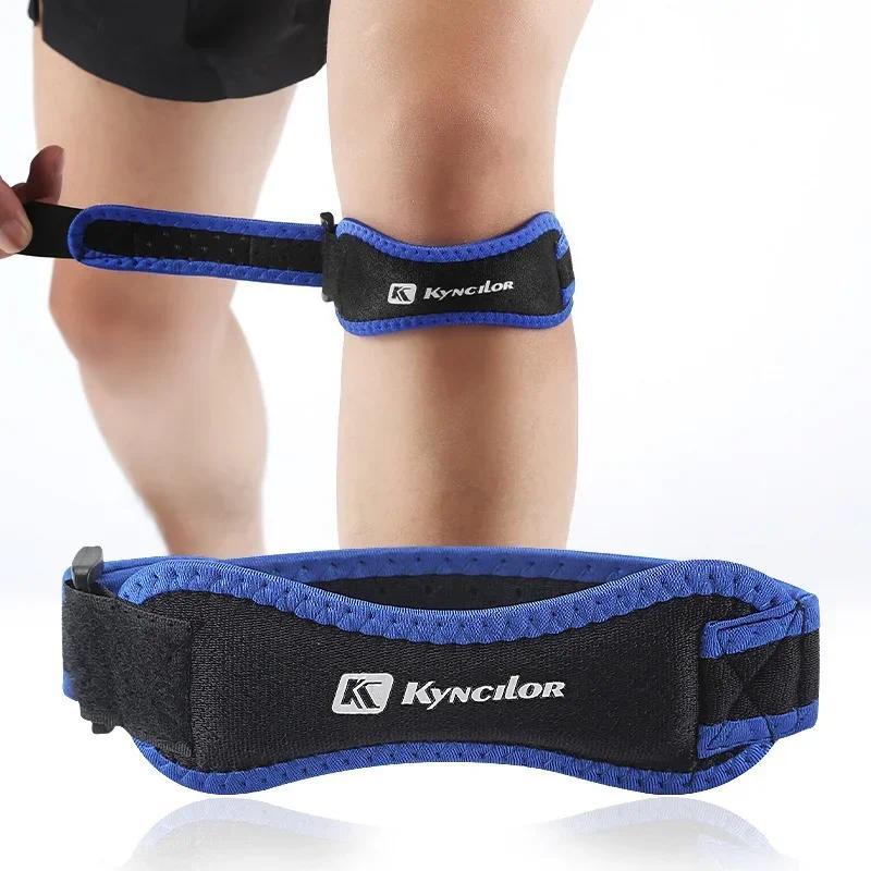 Outdoor Sports Adjustable Patellar Band Running Fitness Mountaineering Pressurized Breathable Shock Absorbing Kneepad Belt Menthol Infused